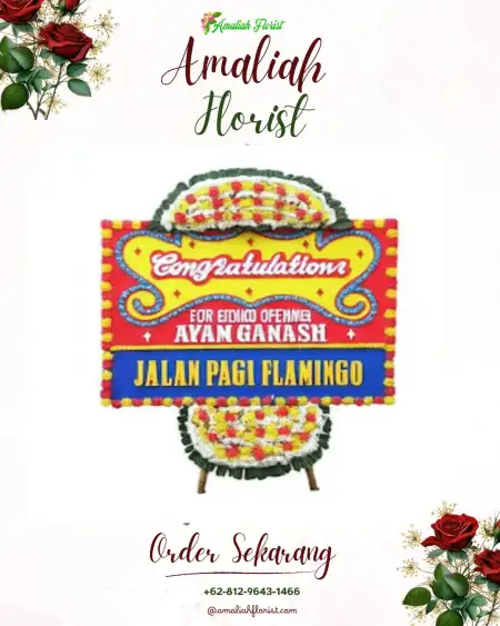 Sewa Papan Bunga Tambar